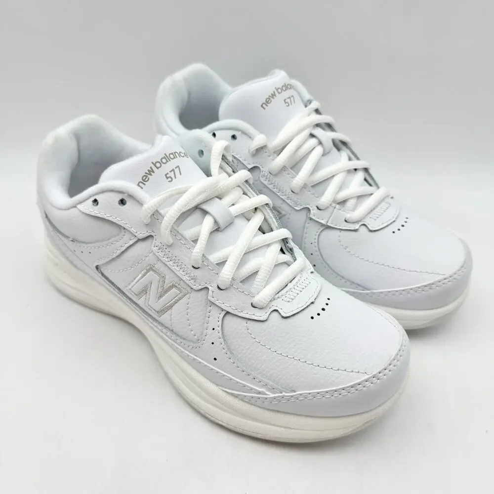 New Balance Womens 577 Walking Sneakers US 5 EU 35 White Athletic EUC